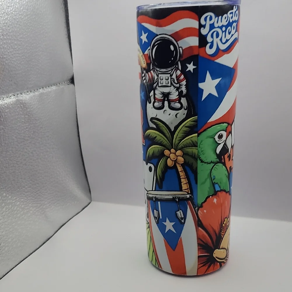 Patriotic Puerto Rico Party Tumbler